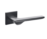 Infinity Line Linea SLIM Black WEDGE S B00 - Door Handle on a Square Rose